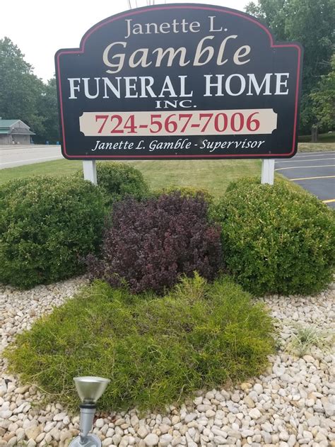 Janette L. Gamble Funeral Home .